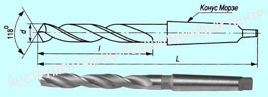 Сверло d 75,0  к/х Р6М5