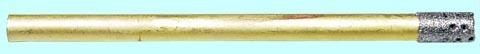 Сверло d 7,5(7,0) трубчатое перфорированное с алмазным напылением АС20 125/100 2-слойное 0,61кар