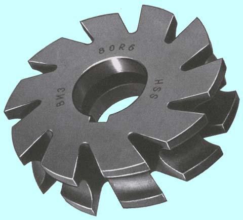 Фреза Вогнутая 125х40х32 R12,0 Р12 Z=10  тип2