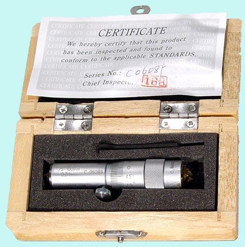 Нутромер Микрометрический НМ  75-100мм (0,01) "CNIC" (Шан 424-120)