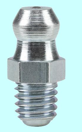 Пресс-масленка М 6х1,0 прямая оцинкованная ГОСТ 19853-74