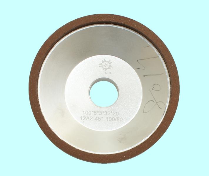 Круг алмазный 12А2-45град.(чашечный конический) 100х 5х3х32х20 SSD-2(АС4) 100/80, 100% В2-01 23,4 карат "TLX"