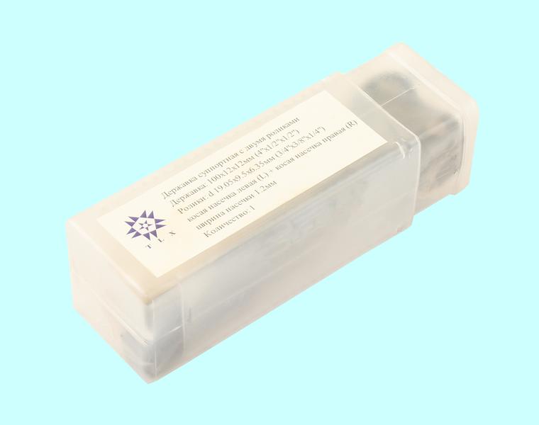 Державка суппортная 2-х роликовая 12х12х100мм для накатки рифлений, с роликами d 19.5х9.5х6.3мм (1250-1732) "TLX"