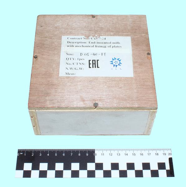 Фреза Торцевая насадная 125х63х40 с мех. крепл. 4-гран. пластин (YT15 4160511) Т15К6, Z=6 "TLX"