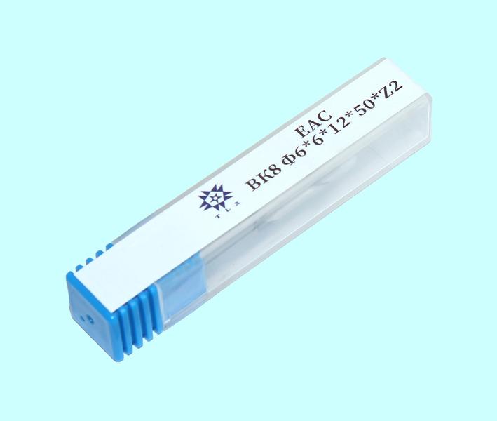 Фреза Шпоночная d 6,0х12х50 ц/х ВК8 цельная "TLX"