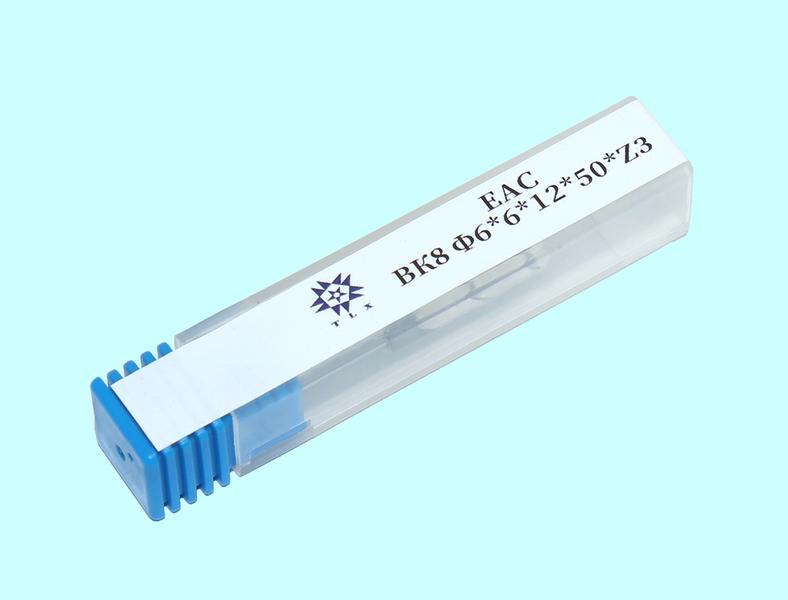 Фреза Концевая d 6,0х12х 50 ц/х  ВК8  Z=3 цельная "TLX"