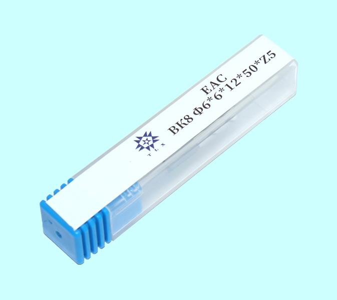 Фреза Концевая d 6,0х12х 50 ц/х  ВК8  Z=5 цельная "TLX"