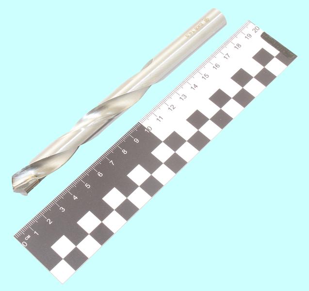 Сверло d 14,5 х114 х169 ц/х ВК8 с напайными пластинами "TLX"