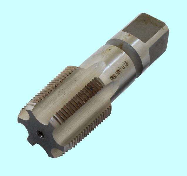 Метчик К 1 1/4"(NPT) Р6АМ5 конический дюймовый, м/р. (11.5 ниток/дюйм) "TLX"
