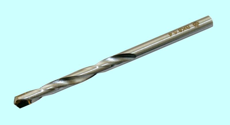 Сверло d  5,4х57х93 ц/х ВК8 с напайными пластинами "TLX"