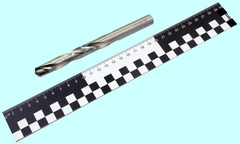 Сверло d 14,0 х108 х160 ц/х ВК8 с напайными пластинами "TLX"