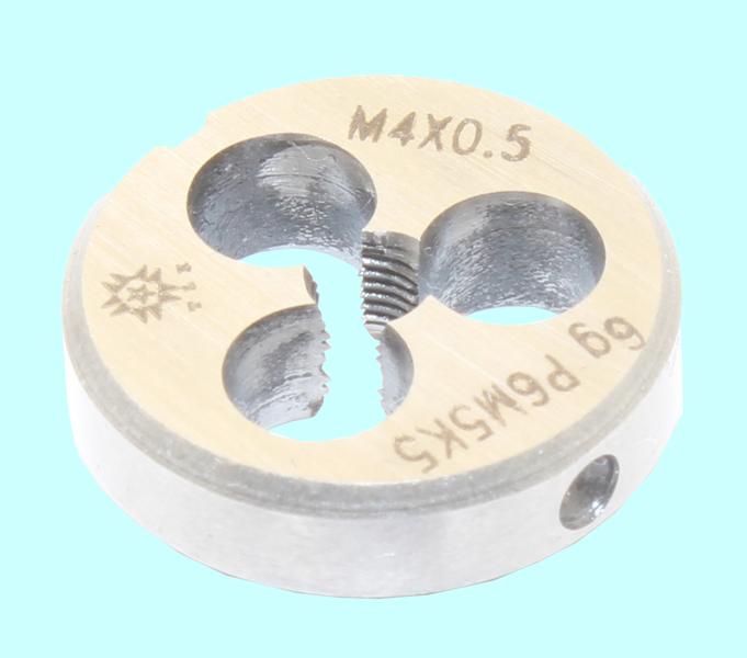 Плашка М  4,0 х 0,5 dнар.20мм Р6М5К5  6g "TLX"