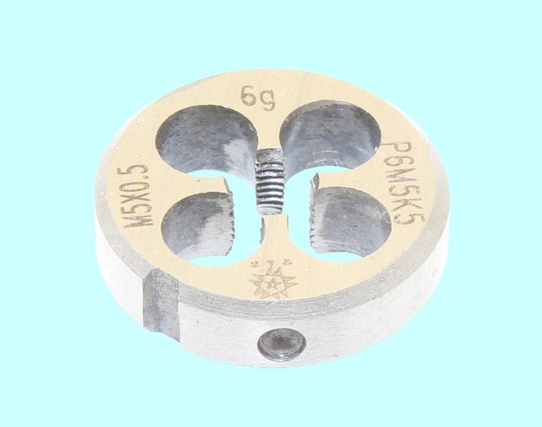 Плашка М  5,0 х 0,5 dнар.20мм Р6М5К5  6g "TLX"