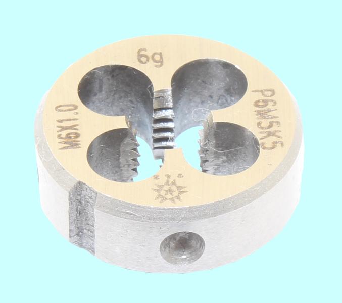 Плашка М  6,0 (1,0) dнар.20мм Р6М5К5  6g "TLX"