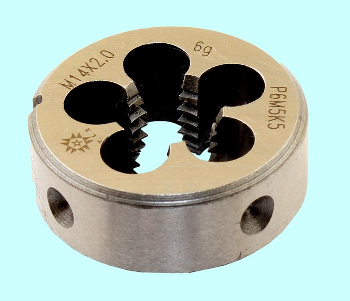 Плашка М 14,0 (2,0) dнар.38мм Р6М5К5  6g "TLX"