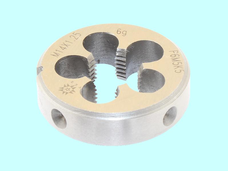 Плашка М 14,0 х 1,25 dнар.38мм Р6М5К5  6g "TLX"