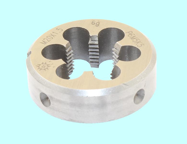 Плашка М 20,0 х 1,5 dнар.45мм Р6М5К5  6g "TLX"