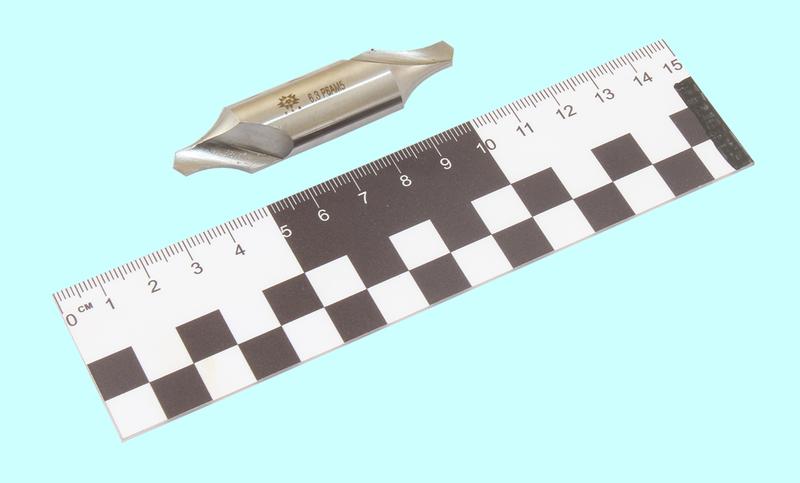 Сверло d  6,3х16,0х71,0х17,0х20.0 центровочное Р6АМ5, двухстороннее, тип R (с дугообразующей) вышл. профиль "TLX"