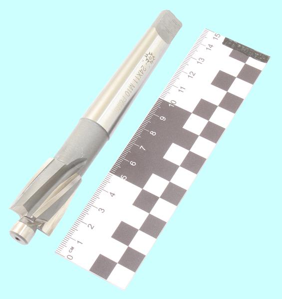 Цековка D 24,0 х d11,0х150 к/х Р6М5 Z-4 с постоянной направляющей цапфой, КМ2 "TLX"