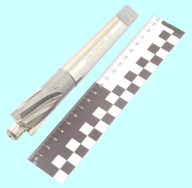 Цековка D 28,0 х d18,0х180 к/х Р6М5 Z-4 с постоянной направляющей цапфой, КМ3 "TLX"
