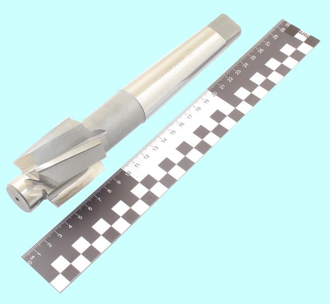 Цековка D 48,0 х d26,0х236 к/х Р6М5 Z-4 с постоянной направляющей цапфой, КМ4 "TLX"