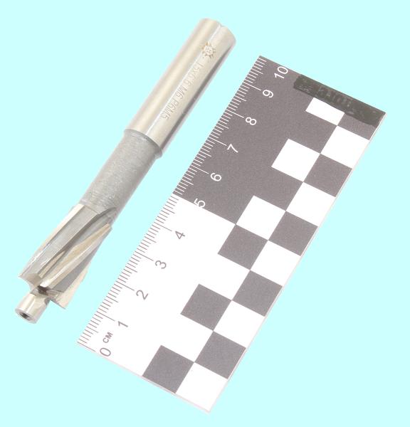 Цековка D 15,0 х d 6,6 х100 ц/х Р6М5 Z-4 с постоянной направляющей цапфой, dхв 12.5мм "TLX"