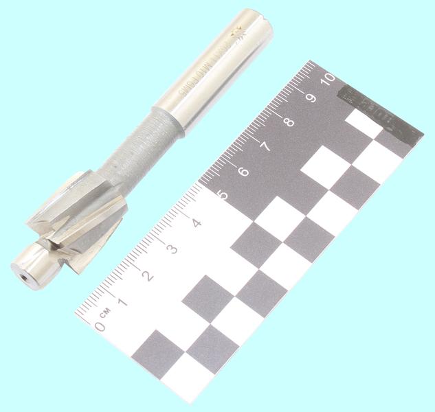 Цековка D 20,0 х d11,0 х100 ц/х Р6М5 Z-4 с постоянной направляющей цапфой, dхв 12.5мм "TLX"