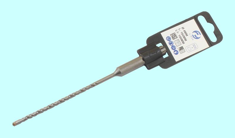 Бур d 4х100х160 тв. сплав SDS-PLUS, усиленная спираль "CNIC"