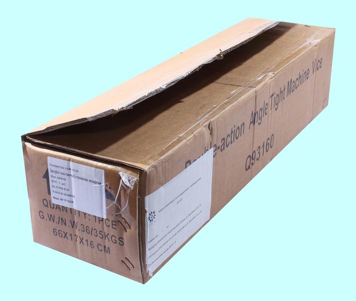 Тиски Станочные 160мм 2-х позиционные неповоротные, твердость губок HRC48-52, Q93160 "TLX"