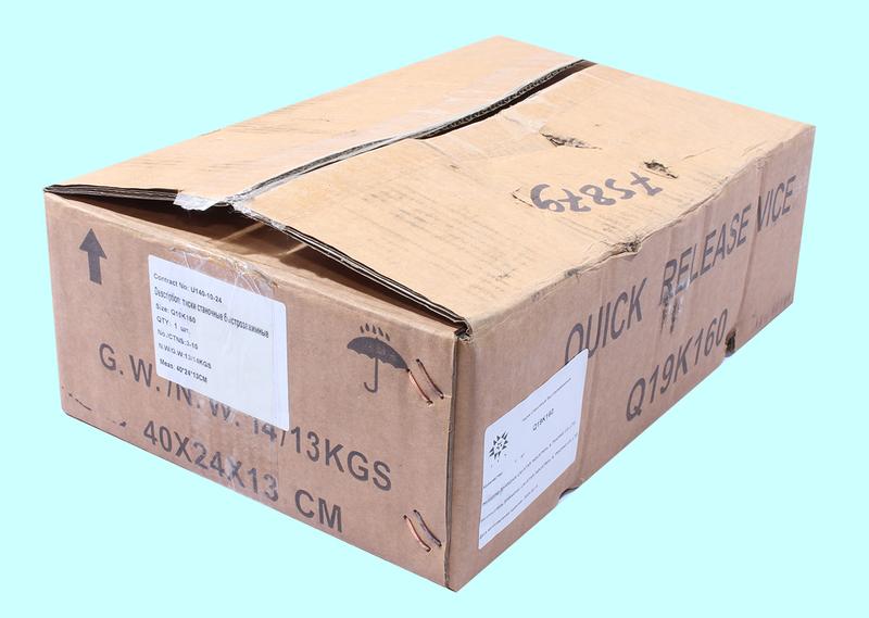 Тиски Станочные 160мм быстрозажимные, высота губок 42мм, ход губок 155мм Q19К160 "TLX"