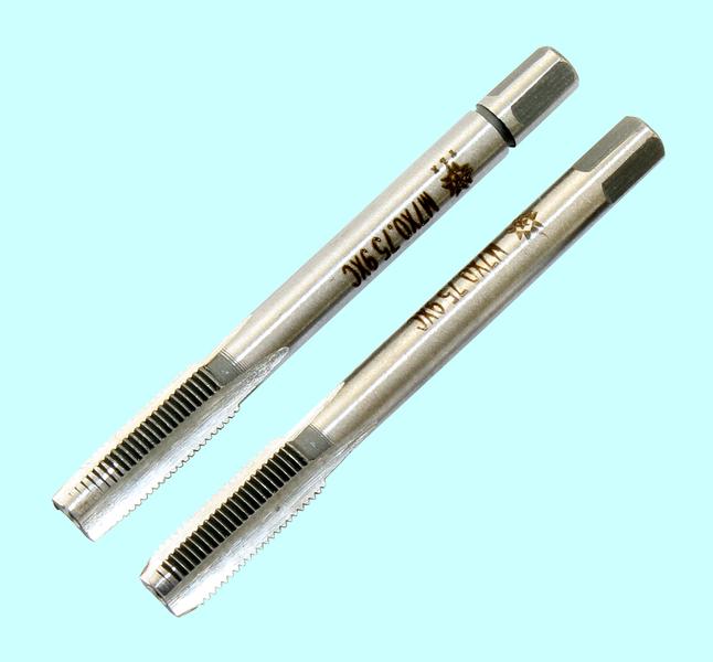 Метчик М 7,0 х 0,75 9ХС ручной, комплект из 2-х шт. "TLX"