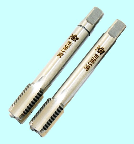 Метчик М12,0 х 0,5 9ХС ручной, комплект из 2-х шт. "TLX"