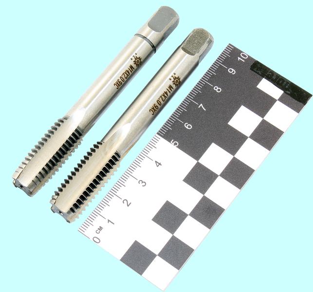 Метчик М14,0 (2,0) 9ХС ручной, комплект из 2-х шт. "TLX"