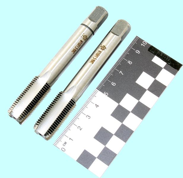 Метчик М16,0 х 1,5 9ХС ручной, комплект из 2-х шт. "TLX"