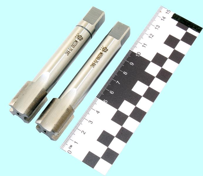 Метчик М22,0 х 0,75 9ХС ручной, комплект из 2-х шт. "TLX"