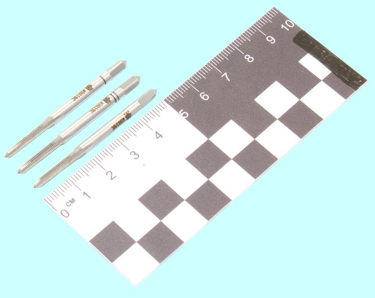 Метчик М 3,0 (0,5) 9ХС ручной, комплект из 3-х шт. "TLX"