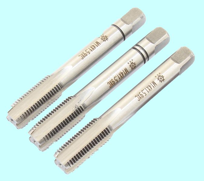 Метчик М14,0 х 1,5 9ХС ручной, комплект из 3-х шт. "TLX"