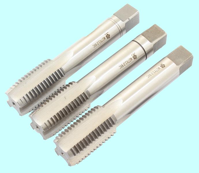 Метчик М27,0 (3,0) 9ХС ручной, комплект из 3-х шт. "TLX"