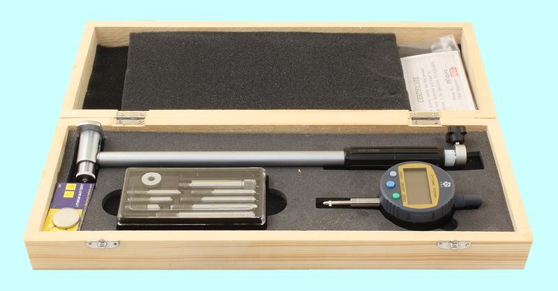 Нутромер Индикаторный 100-160мм, электронный, глуб.изм. 200мм (0,01), 8 вставок "TLX"