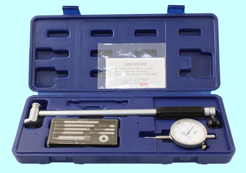 Нутромер Индикаторный  50-160мм НИ-160 глуб.изм. 200мм (0,01),  8 вставок "TLX"