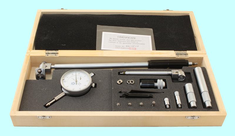 Нутромер Индикаторный  20-200мм глуб.изм. 200мм (0,01) 6 вставок "TLX"