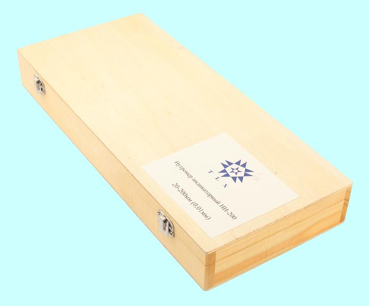 Нутромер Индикаторный  20-200мм глуб.изм. 200мм (0,01) 6 вставок "TLX"