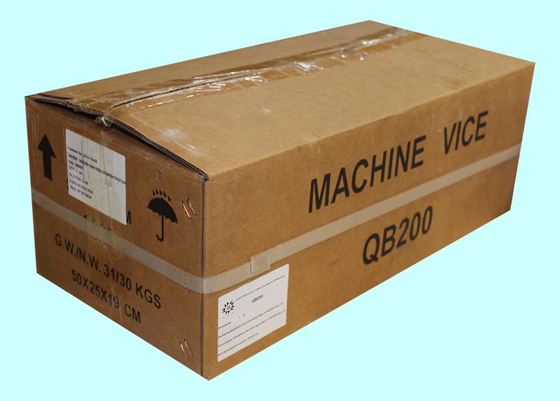 Тиски Станочные 200мм чугунные повор. с открытым винтом ход 210мм QB200 "TLX"