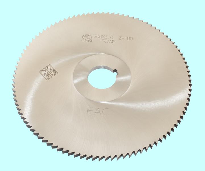Фреза отрезная  200 х 6,0 х 32 тип1  Z=100 Р6АМ5 "CNIC"