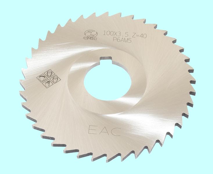 Фреза отрезная  100 х 3,5 х 27  тип2   Z= 40 Р6АМ5 "CNIC"