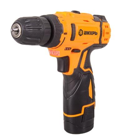 Аккум.дрель шуруповерт "Вихрь" ДА-12Л-2 400/1400 об./мин. 12В реверс. d10мм БЗП