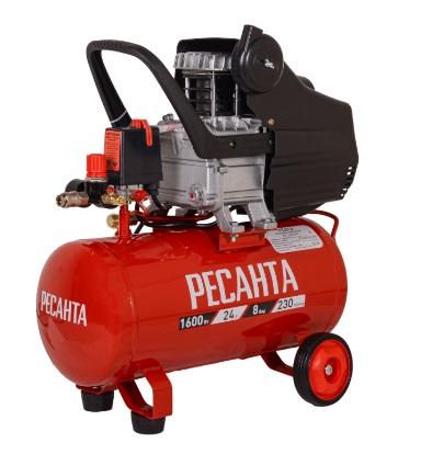 Компрессор электрический "Ресанта" КП-24/230М 1600Вт, 230л/мин, поршневой