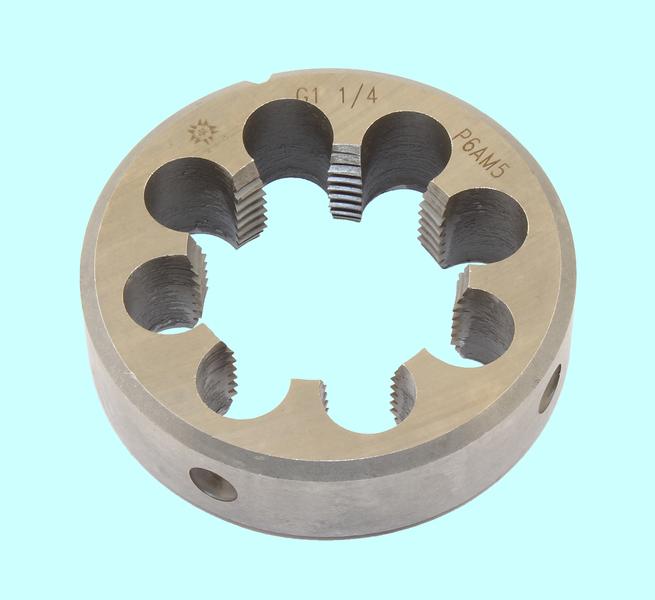 Плашка Трубная цилиндрическая   G 1 1/4 ", 11 ниток/дюйм, dнар.75мм Р6АМ5 "TLX"