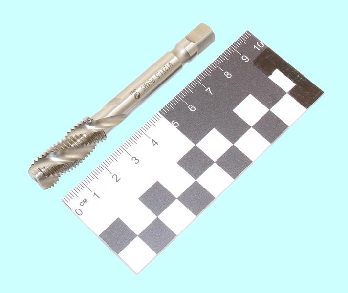 Метчик М12,0 х 1,5 м/р.Р6АМ5 винтовая канавка для глухих отверстий "CNIC"