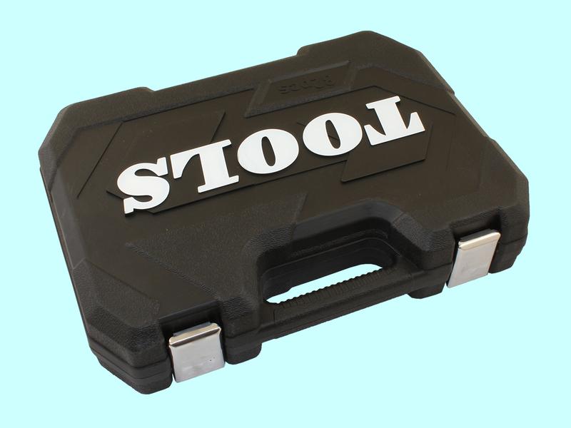 Набор "CNIC" 82 предмета JS-B5082M (торцевые головки 1/4"-1/2", ключи, вставки) CrV в кейсе